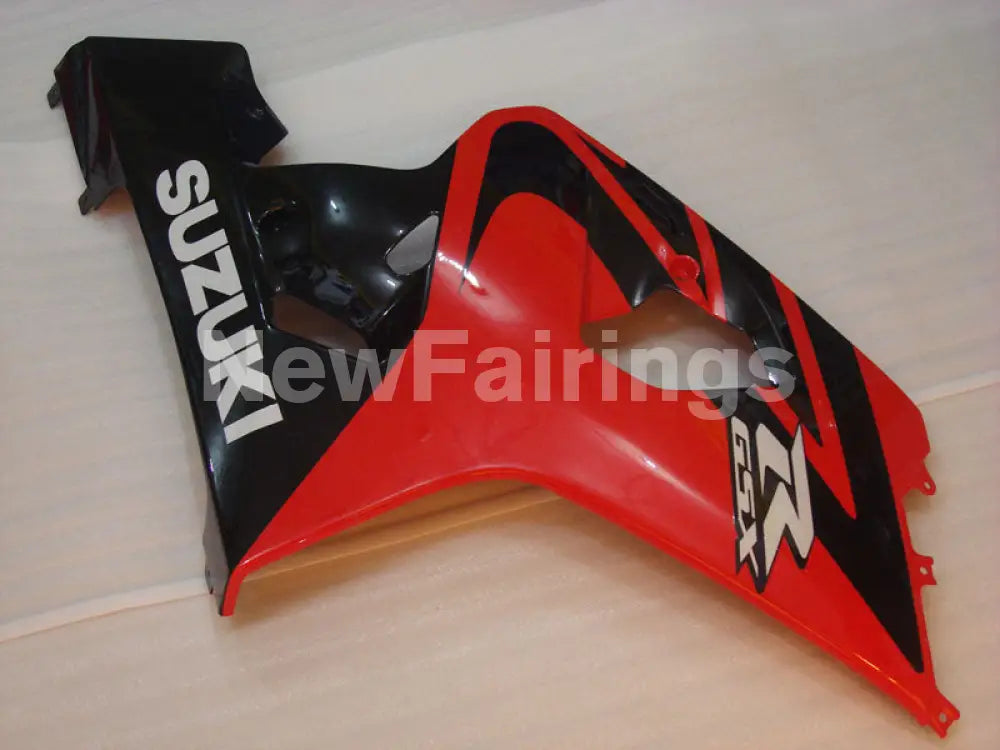 Red and Black Factory Style - GSX-R600 04-05 Fairing Kit -