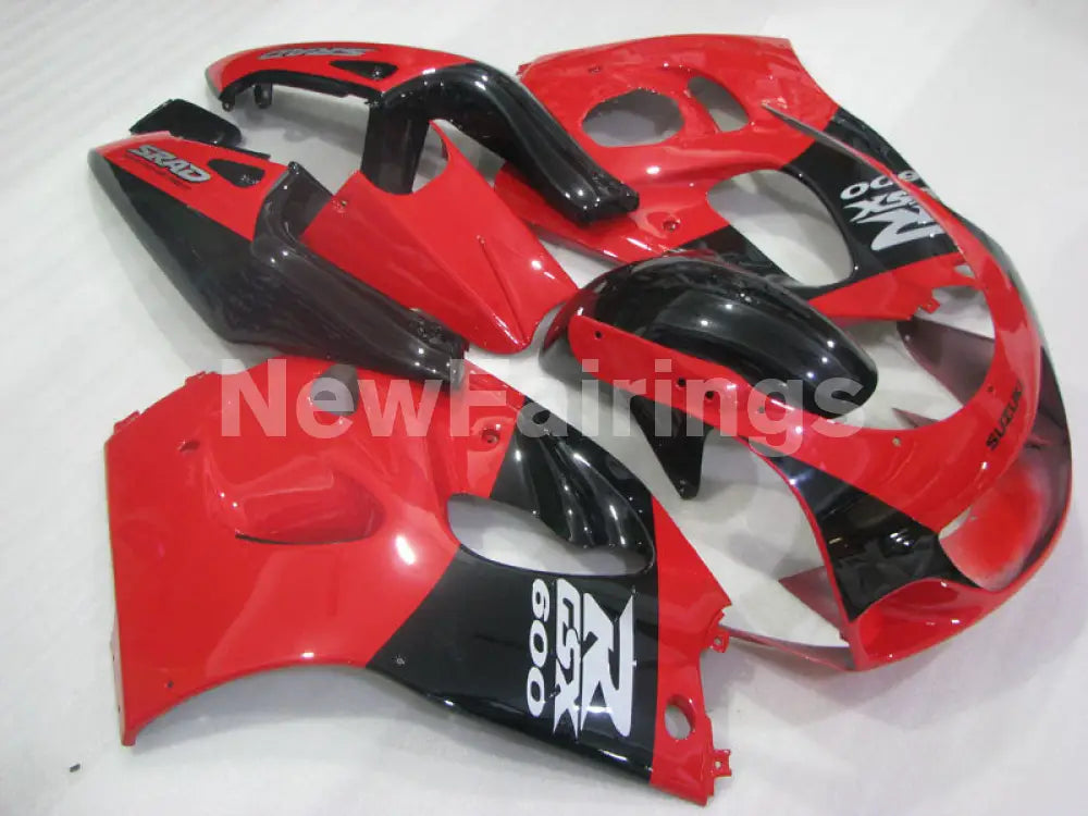 Red and Black Factory Style - GSX-R600 96-00 Fairing Kit -