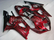 Carica l&#39;immagine nel visualizzatore di Gallery, Red and Black Flame - GSX - R1000 03 - 04 Fairing Kit