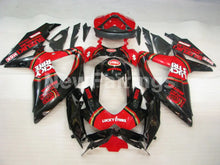 Carica l&#39;immagine nel visualizzatore di Gallery, Red and Black Lucky Strike - GSX-R750 08-10 Fairing Kit