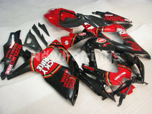 Carica l&#39;immagine nel visualizzatore di Gallery, Red and Black Lucky Strike - GSX-R750 08-10 Fairing Kit