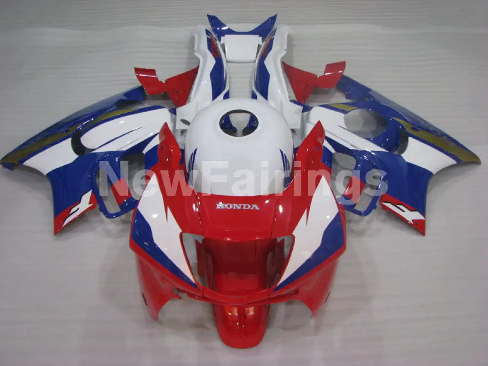 Red and Blue White Factory Style - CBR600 F3 97-98 Fairing