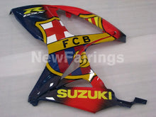 Carica l&#39;immagine nel visualizzatore di Gallery, Red and Blue Yellow FCB - GSX-R750 06-07 Fairing Kit