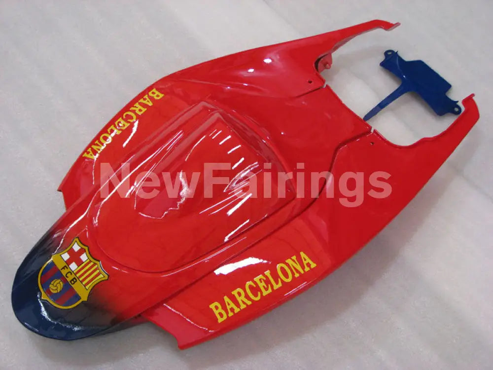 Red and Blue Yellow FCB - GSX-R750 06-07 Fairing Kit