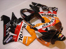 Carica l&#39;immagine nel visualizzatore di Gallery, Red and Orange Black Repsol - CBR 929 RR 00-01 Fairing Kit -