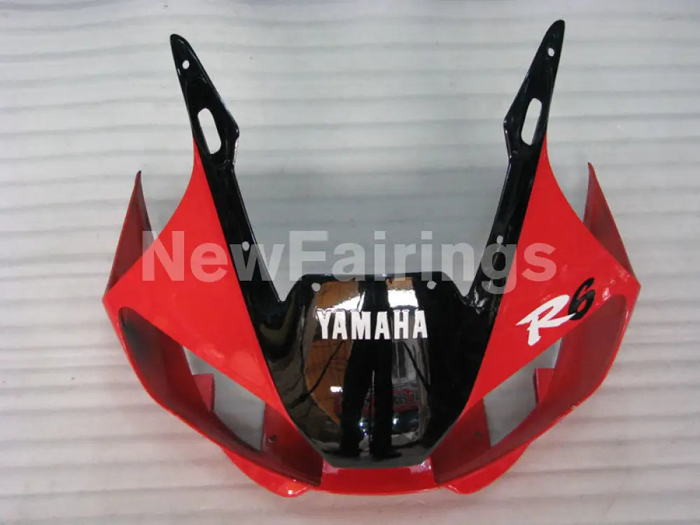 Red and White Black Factory Style - YZF-R6 98-02 Fairing Kit Vehicles & Parts > Vehicle Parts & Accessories > Motor