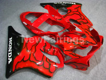 Carica l&#39;immagine nel visualizzatore di Gallery, Red and Black Flame - CBR600 F4i 01-03 Fairing Kit -