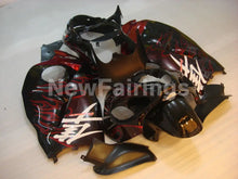 Carica l&#39;immagine nel visualizzatore di Gallery, Red Black Flame - GSX1300R Hayabusa 99-07 Fairing Kit