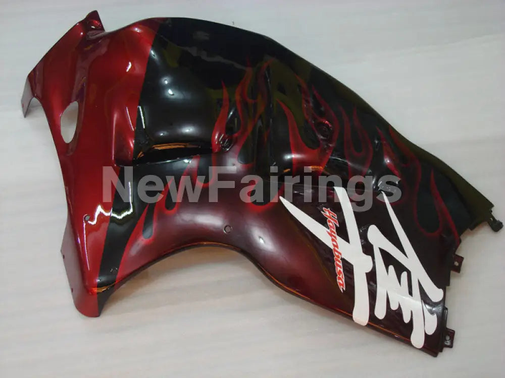 Red Black Flame - GSX1300R Hayabusa 99-07 Fairing Kit