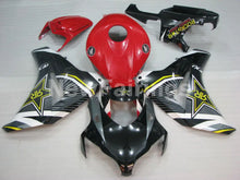 Carica l&#39;immagine nel visualizzatore di Gallery, Red and Black ROCKSTAR - CBR1000RR 08-11 Fairing Kit -