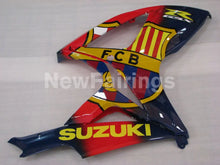 Carica l&#39;immagine nel visualizzatore di Gallery, Red and Blue Yellow FCB - GSX-R750 06-07 Fairing Kit