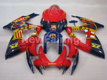 Carica l&#39;immagine nel visualizzatore di Gallery, Red and Blue Yellow FCB - GSX-R750 06-07 Fairing Kit