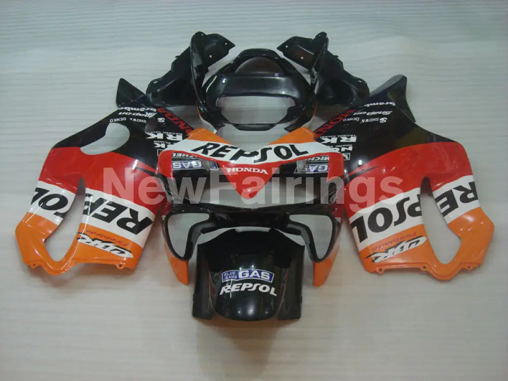 Red and Orange Black Repsol- CBR600 F4i 01-03 Fairing Kit -