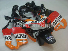 Carica l&#39;immagine nel visualizzatore di Gallery, Red and Orange Black Repsol- CBR600 F4i 01-03 Fairing Kit -