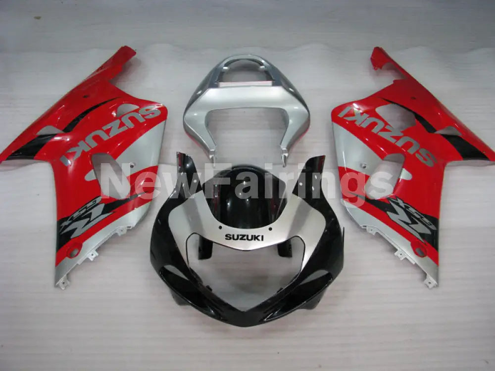 Red and Silver Black Factory Style - GSX-R750 00-03 Fairing