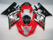 Carica l&#39;immagine nel visualizzatore di Gallery, Red and Silver Black Factory Style - GSX-R750 04-05 Fairing