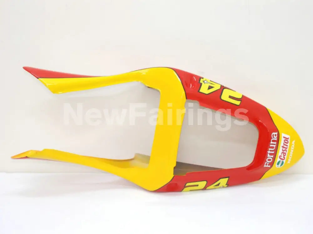 Red and Yellow Green Castrol - CBR600 F4i 01-03 Fairing Kit