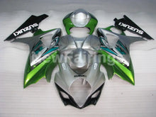 Carica l&#39;immagine nel visualizzatore di Gallery, Silver and Green Black Factory Style - GSX - R1000 07 - 08