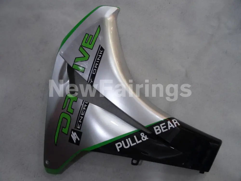 Silver and Green DRIVE - CBR1000RR 08-11 Fairing Kit -