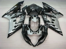 Carica l&#39;immagine nel visualizzatore di Gallery, Silver and Black Flame - GSX - R1000 05 - 06 Fairing Kit