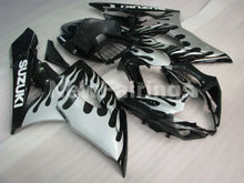 Carica l&#39;immagine nel visualizzatore di Gallery, Silver and Black Flame - GSX - R1000 05 - 06 Fairing Kit