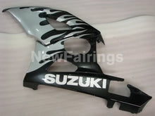 Carica l&#39;immagine nel visualizzatore di Gallery, Silver and Black Flame - GSX - R1000 05 - 06 Fairing Kit