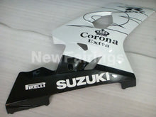 Carica l&#39;immagine nel visualizzatore di Gallery, White and Black Corona - GSX-R600 04-05 Fairing Kit -