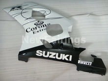 Carica l&#39;immagine nel visualizzatore di Gallery, White and Black Corona - GSX-R600 04-05 Fairing Kit -