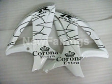 Carica l&#39;immagine nel visualizzatore di Gallery, White and Black Corona - GSX-R600 08-10 Fairing Kit