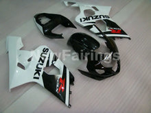 Carica l&#39;immagine nel visualizzatore di Gallery, White and Black Factory Style - GSX-R750 04-05 Fairing Kit