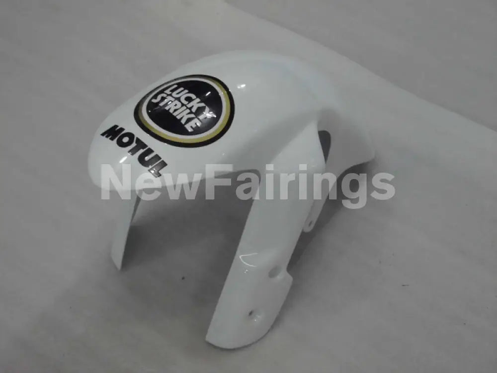 White and Black Lucky Strike - GSX-R600 06-07 Fairing Kit -
