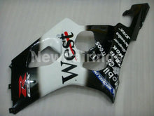 Carica l&#39;immagine nel visualizzatore di Gallery, White and Black West - GSX - R1000 03 - 04 Fairing Kit