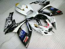 Carica l&#39;immagine nel visualizzatore di Gallery, White and Blue Black Dark Dog - GSX-R750 06-07 Fairing Kit