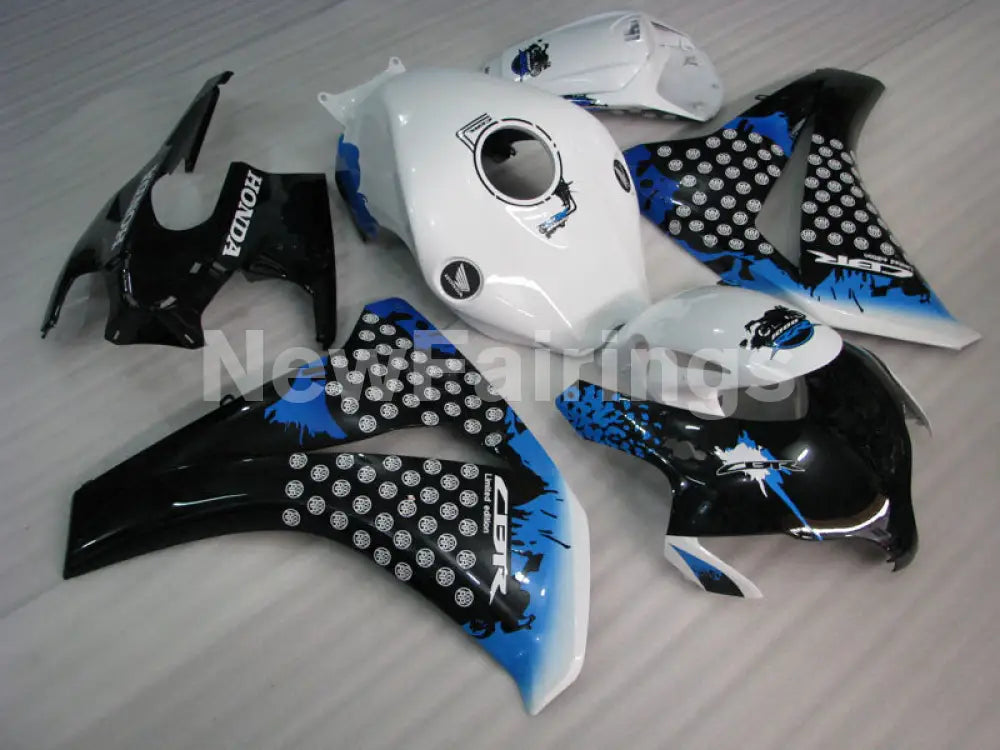 White and Blue Black Motorcycle - CBR1000RR 08-11 Fairing