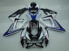 Carica l&#39;immagine nel visualizzatore di Gallery, White and Blue Black Yoshimura - GSX-R750 08-10 Fairing Kit