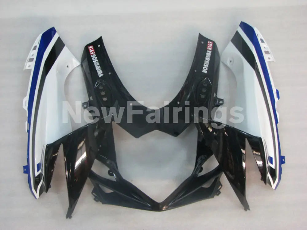 White and Blue Black Yoshimura - GSX-R750 11-24 Fairing Kit