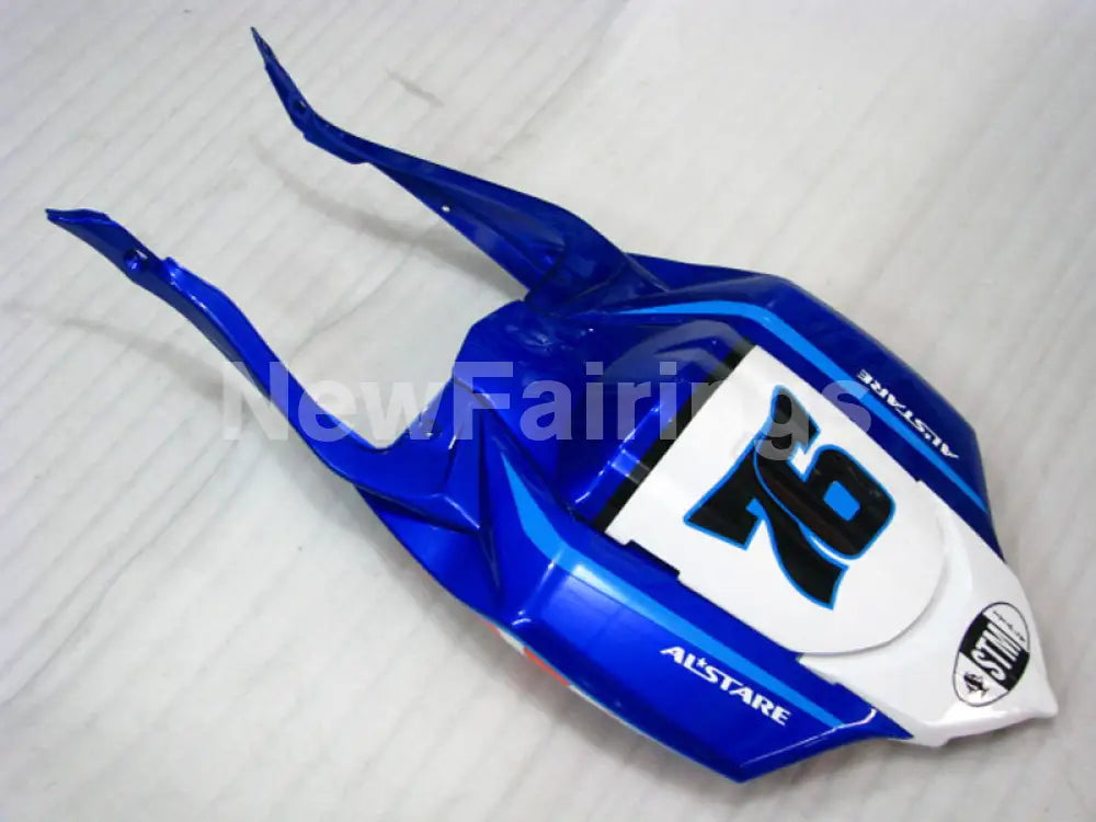 White and Blue Dark Dog - GSX-R600 08-10 Fairing Kit