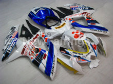 Carica l&#39;immagine nel visualizzatore di Gallery, White and Blue Dark Dog - GSX-R600 08-10 Fairing Kit