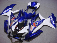 Carica l&#39;immagine nel visualizzatore di Gallery, White and Blue Factory Style - GSX-R600 08-10 Fairing Kit