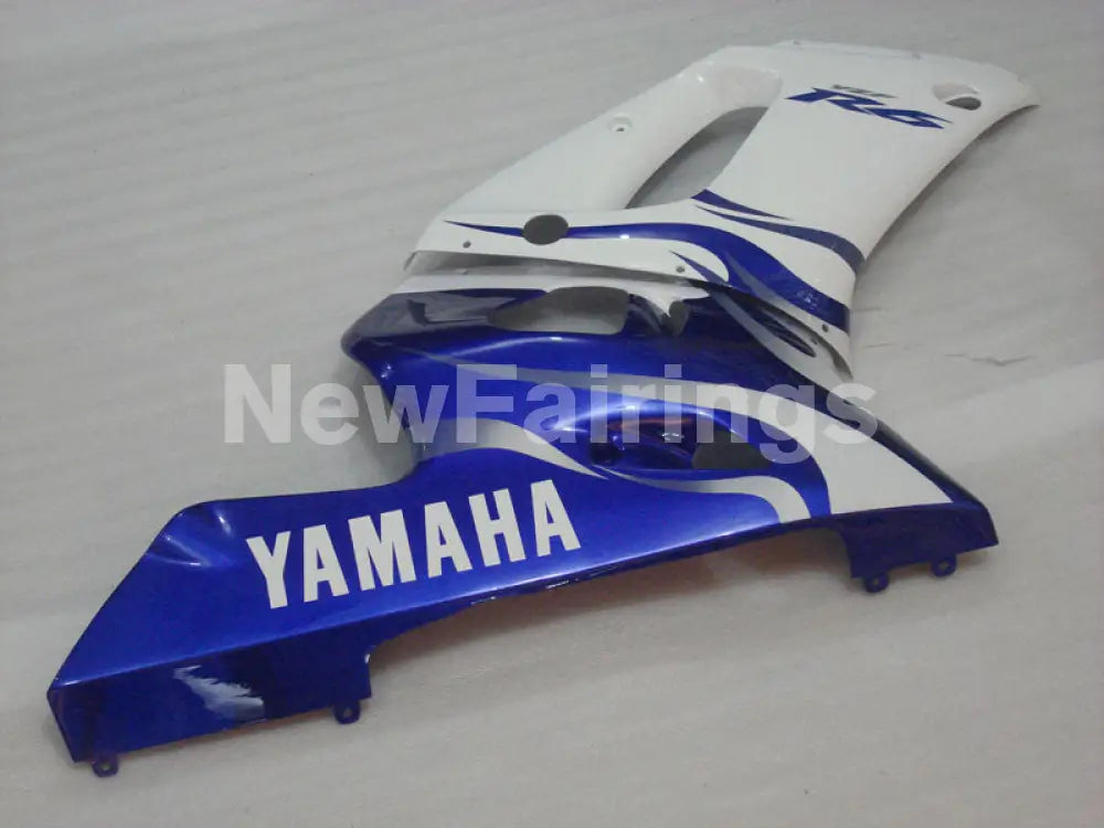 White and Blue Factory Style - YZF-R6 98-02 Fairing Kit Vehicles & Parts > Vehicle Parts & Accessories > Motor Vehicle