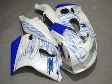 Carica l&#39;immagine nel visualizzatore di Gallery, White and Blue Flame - GSX-R600 96-00 Fairing Kit - Vehicles