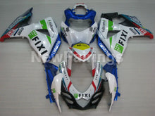 Carica l&#39;immagine nel visualizzatore di Gallery, White and Blue MOTOREX - GSX - R1000 09 - 16 Fairing Kit