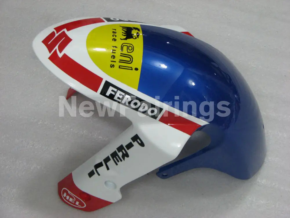 White and Blue Red MOTOREX - GSX-R750 08-10 Fairing Kit