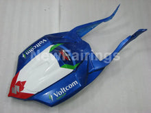 Carica l&#39;immagine nel visualizzatore di Gallery, White and Blue Red MOTOREX - GSX-R750 08-10 Fairing Kit