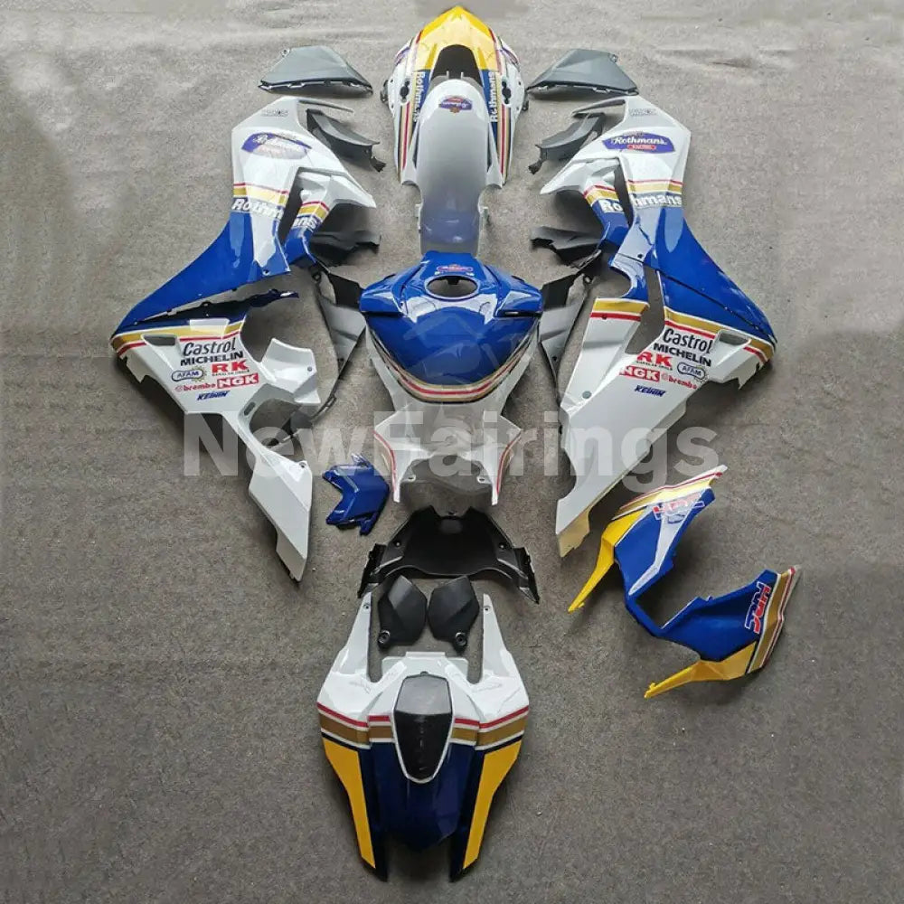 White and Blue Rothmans - CBR1000RR 17-23 Fairing Kit -