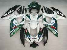 Carica l&#39;immagine nel visualizzatore di Gallery, White and Green Corona - GSX-R600 08-10 Fairing Kit