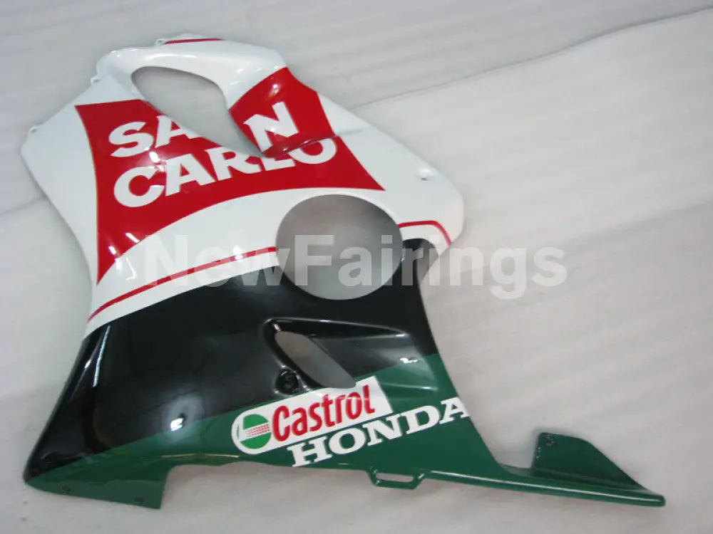 White and Red Black Castrol - CBR600 F4i 01-03 Fairing Kit -