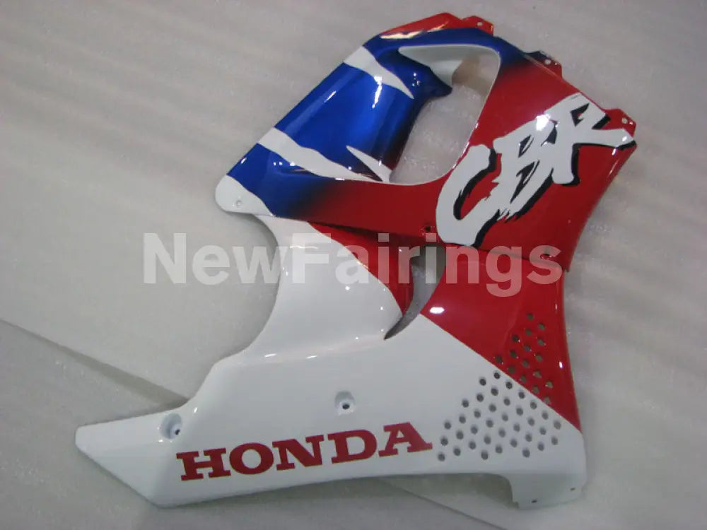 White and Red Blue Factory Style - CBR 900 RR 94-95 Fairing