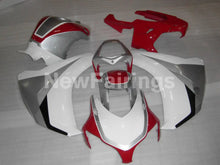 Carica l&#39;immagine nel visualizzatore di Gallery, White and Red Silver No decals - CBR1000RR 08-11 Fairing Kit