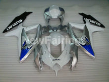 Carica l&#39;immagine nel visualizzatore di Gallery, White and Silver Blue Factory Style - GSX-R750 08-10